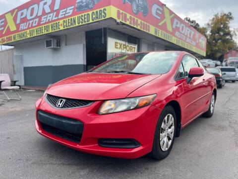2012 Honda Civic for sale at EXPORT AUTO SALES, INC. in Nashville TN