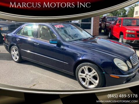 2004 Mercedes-Benz E-Class for sale at Verdi Motors & Marcus Motors in Pleasant Valley NY