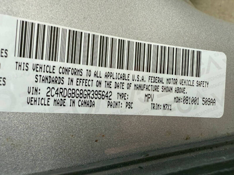 2016 Dodge Grand Caravan SE Plus