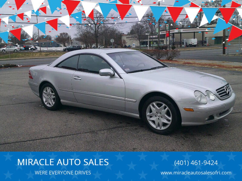 2001 Mercedes-Benz CL-Class for sale at MIRACLE AUTO SALES in Cranston RI