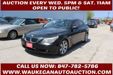 2006 BMW 5 Series for sale at Waukegan Auto Auction in Waukegan IL