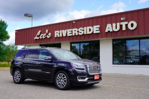 2014 GMC Acadia for sale at Lee's Riverside Auto in Elk River MN