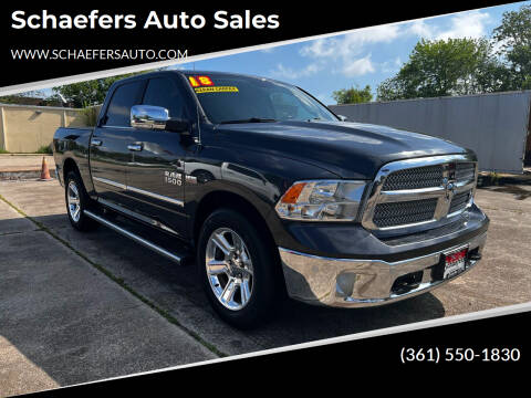 2018 RAM 1500 for sale at Schaefers Auto Sales in Victoria TX