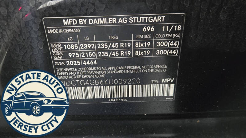 2019 Mercedes-Benz GLA GLA 250 4MATIC