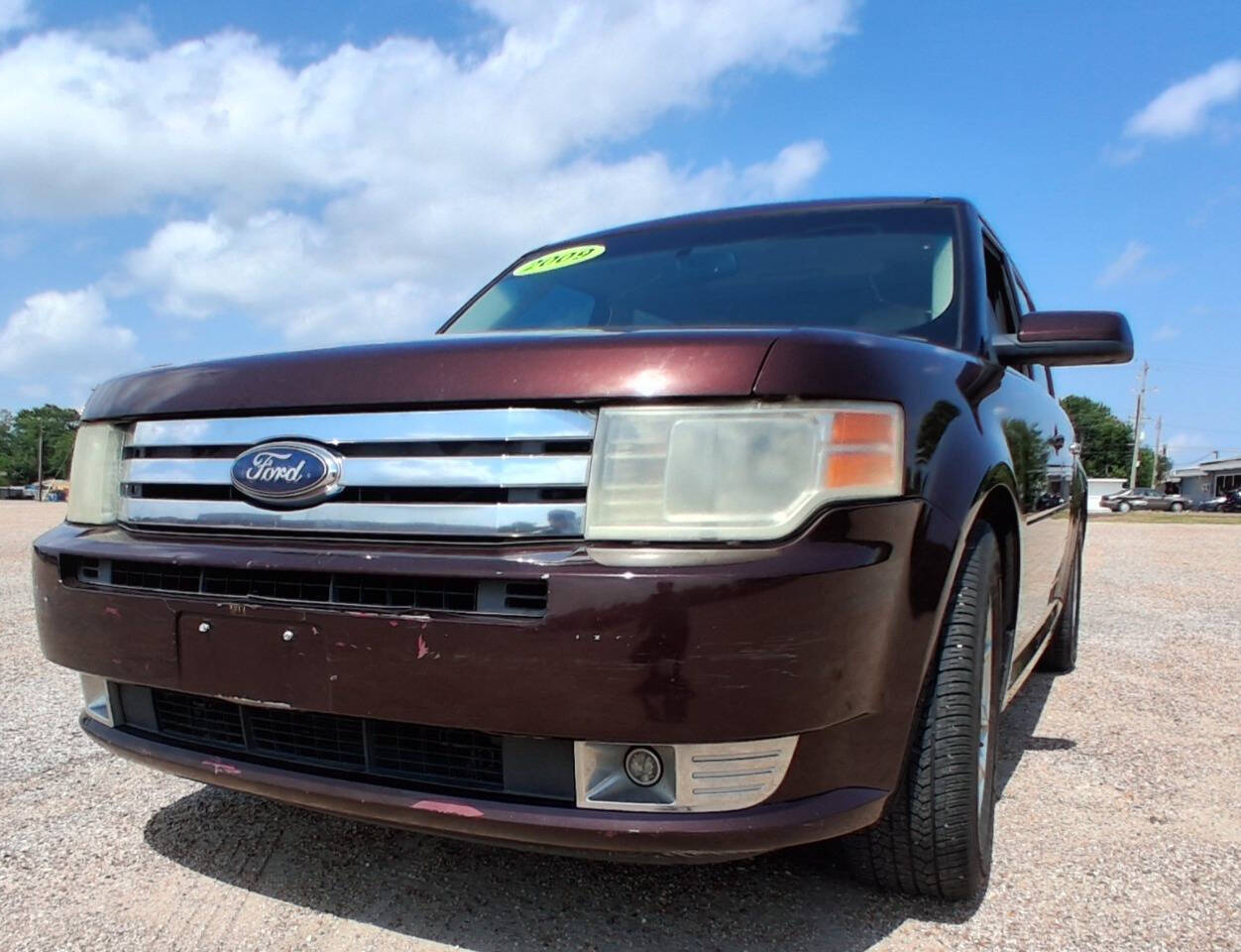 Red 2009 Ford Flex SEL SEL Crossover 4dr 1