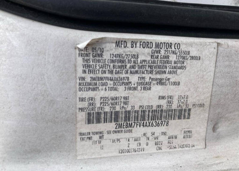 2010 Mercury Grand Marquis LS