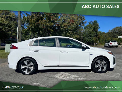 2019 Hyundai Ioniq Electric for sale at ABC Auto Sales in Culpeper VA