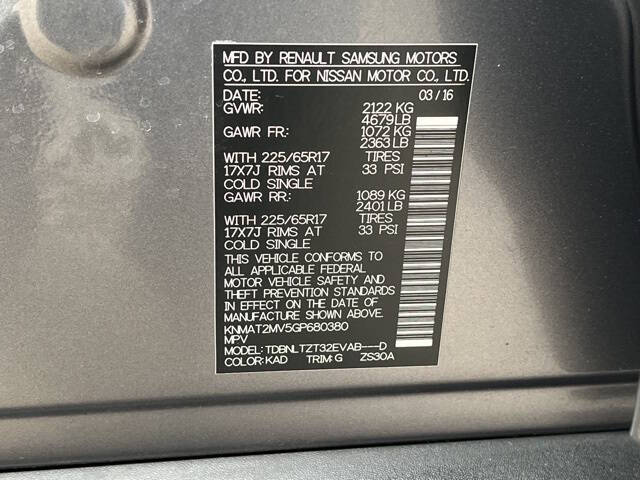 2016 Nissan Rogue SV