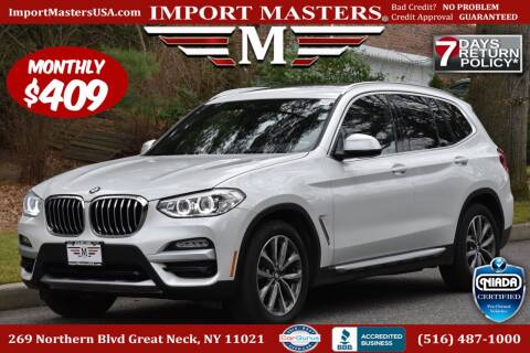 2019 BMW X3 for sale at Import Masters in Great Neck NY