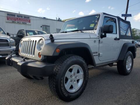 2012 Jeep Wrangler for sale at MENNE AUTO SALES LLC in Hasbrouck Heights NJ