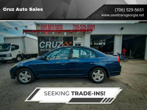 2004 Honda Civic for sale at Cruz Auto Sales in Dalton GA