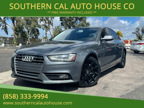 2013 Audi A4 for sale at SOUTHERN CAL AUTO HOUSE in San Diego CA