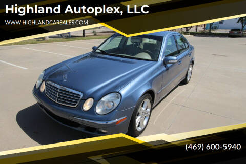 2005 Mercedes-Benz E-Class for sale at Highland Autoplex, LLC in Dallas TX
