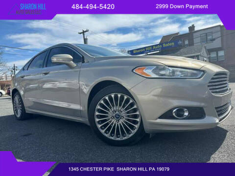 2016 Ford Fusion for sale at Sharon Hill Auto Sales LLC in Sharon Hill PA