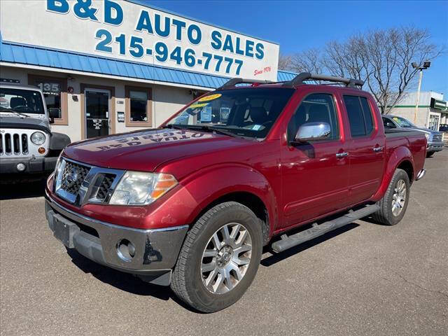 2012 Nissan Frontier for sale at B & D Auto Sales Inc. in Fairless Hills PA