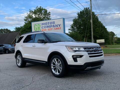 2018 Ford Explorer for sale at GR Motor Company in Garner NC