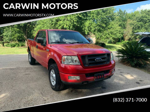 2004 Ford F-150 for sale at CARWIN in Katy TX