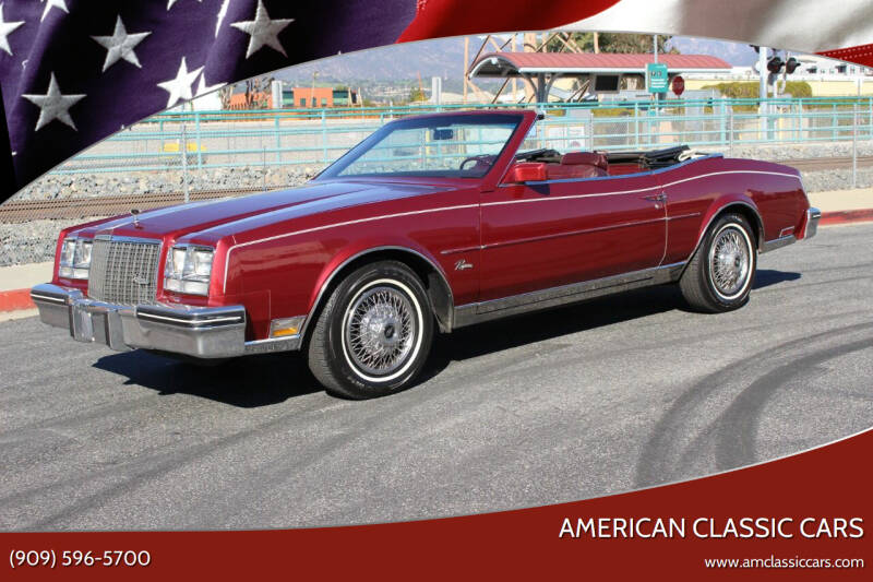 1983 Buick Riviera for sale at American Classic Cars in La Verne CA