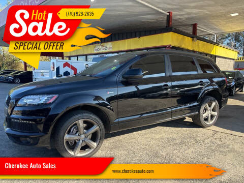 2015 Audi Q7 for sale at Cherokee Auto Sales in Acworth GA