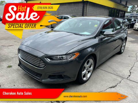 2016 Ford Fusion for sale at Cherokee Auto Sales in Acworth GA