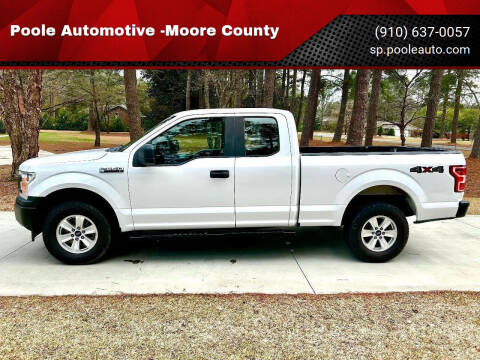 2018 Ford F-150 for sale at Poole Automotive in Laurinburg NC
