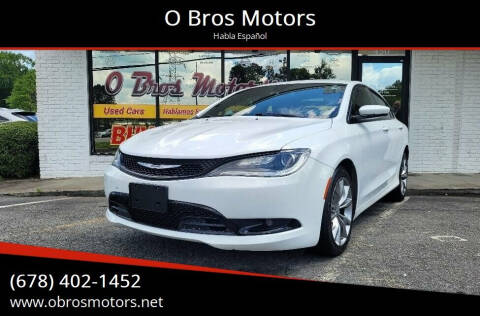 2015 Chrysler 200 for sale at O Bros Motors in Marietta GA