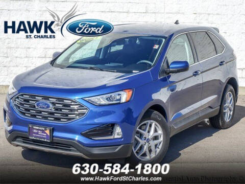 2022 Ford Edge for sale at Hawk Ford of St. Charles in Saint Charles IL