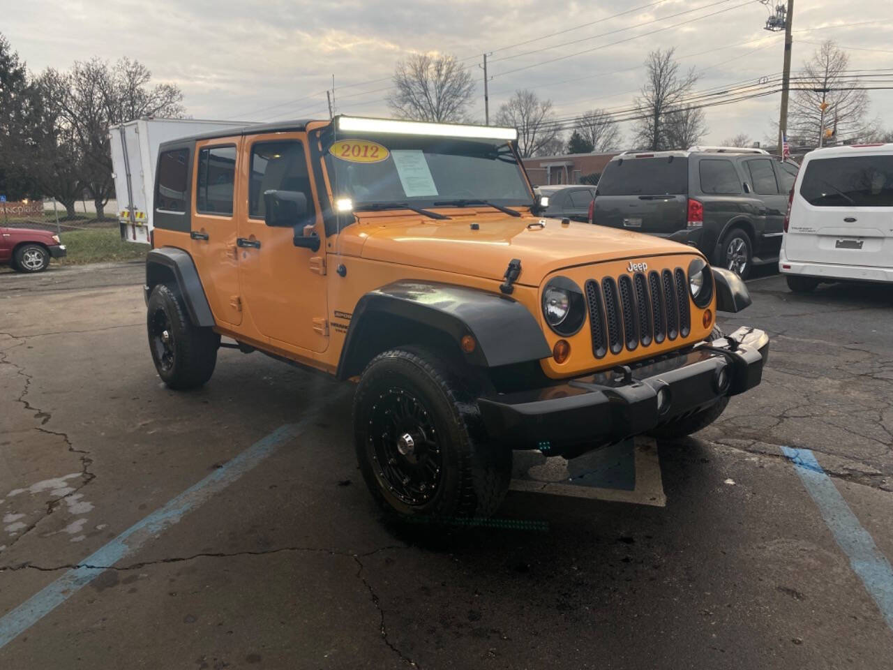 2012 Jeep Wrangler Unlimited for sale at Post Rd Motors in Indianapolis, IN