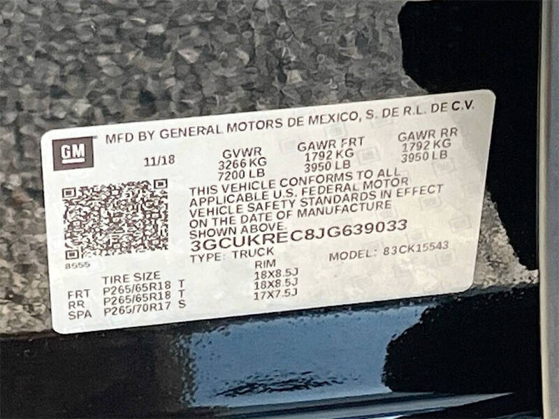 2018 Chevrolet Silverado 1500