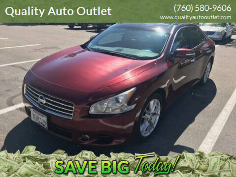 2011 Nissan Maxima for sale at Quality Auto Outlet in Vista CA