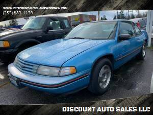 1992 Chevrolet Lumina for sale at DISCOUNT AUTO SALES LLC in Spanaway WA