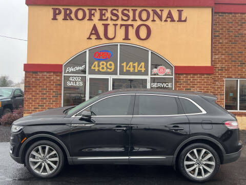 2019 Lincoln Nautilus for sale at Professional Auto Sales & Service in Fort Wayne IN
