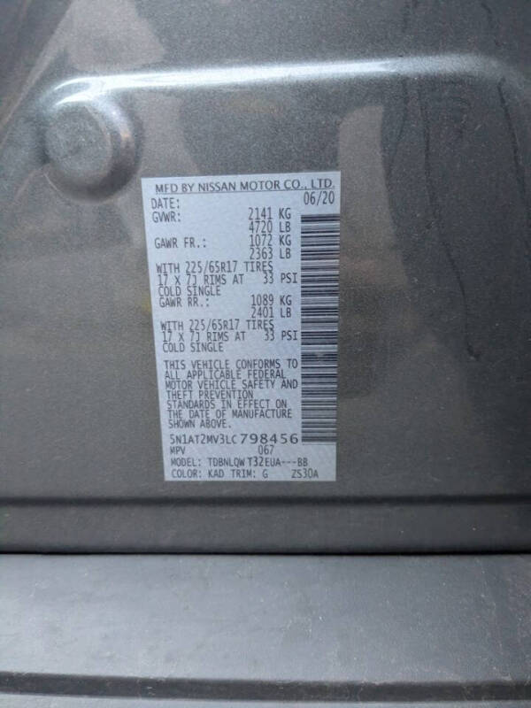 2020 Nissan Rogue SL