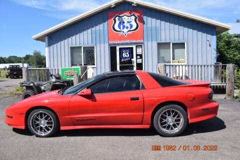 1994 Pontiac Firebird for sale at Route 65 Sales in Mora MN