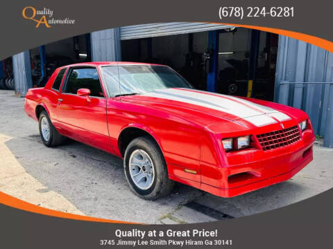 1985 Chevrolet Monte Carlo