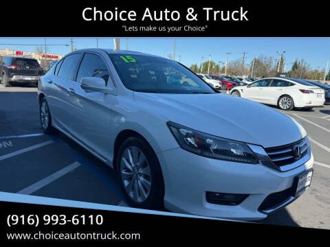 2015 Honda Accord for sale at Choice Auto & Truck in Sacramento CA