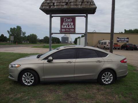 2016 Ford Fusion for sale at Don's Auto Sales in Silver Creek NE