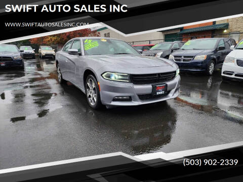 2015 Dodge Charger for sale at SWIFT AUTO SALES INC in Salem OR