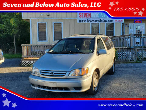 2003 Toyota Sienna for sale at Seven and Below Auto Sales, LLC in Rockville MD