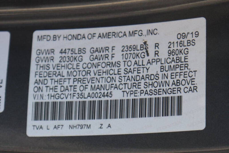 2020 Honda Accord Sport