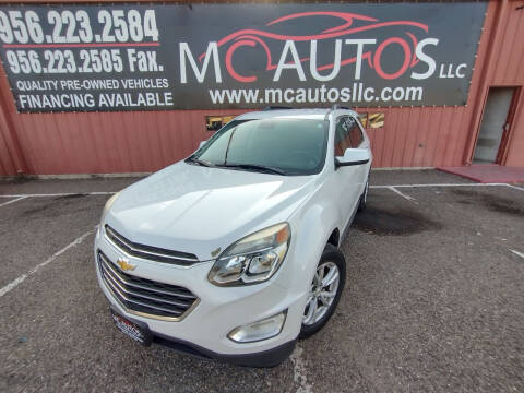 2016 Chevrolet Equinox for sale at MC Autos LLC in Pharr TX