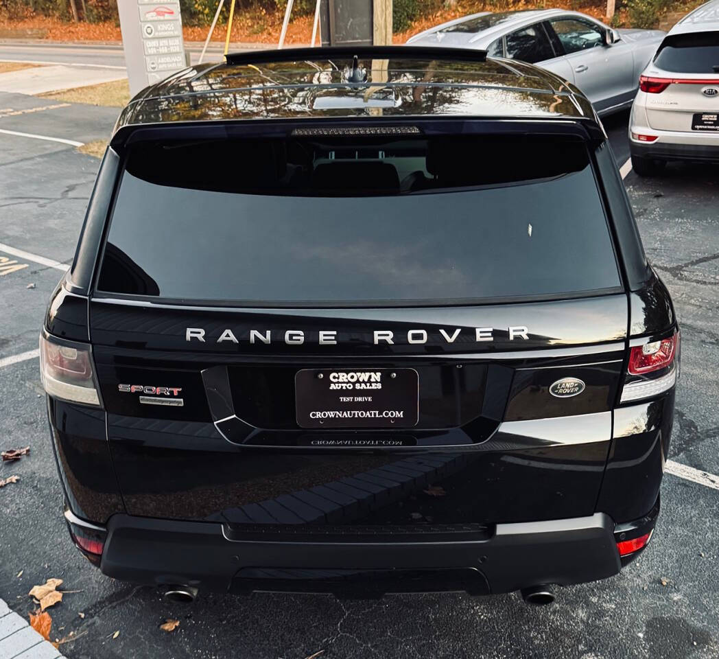 2015 Land Rover Range Rover Sport for sale at Crown Auto Sales in Marietta, GA