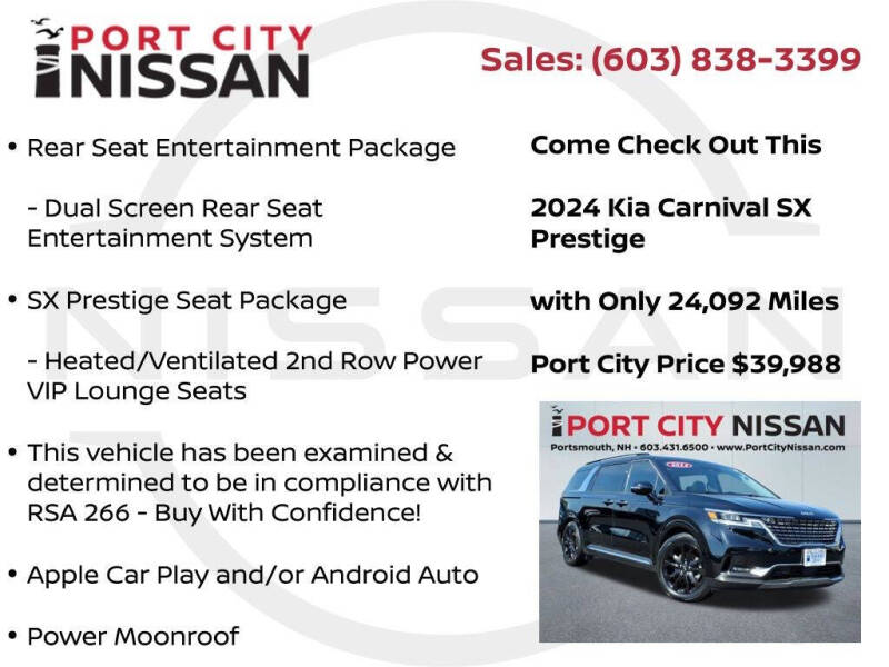 2024 Kia Carnival SX Prestige