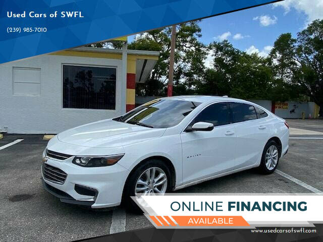 2018 Chevrolet Malibu for sale at Used Cars of SWFL in Fort Myers FL