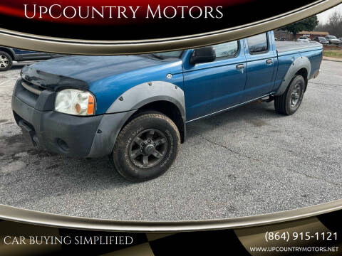 2002 Nissan Frontier for sale at UpCountry Motors in Taylors SC