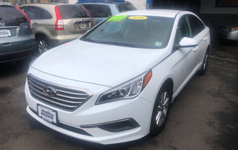 2016 Hyundai Sonata for sale at DEALS ON WHEELS in Newark NJ