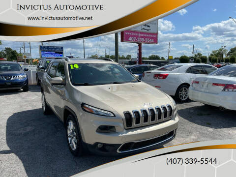 2014 Jeep Cherokee for sale at Invictus Automotive in Longwood FL