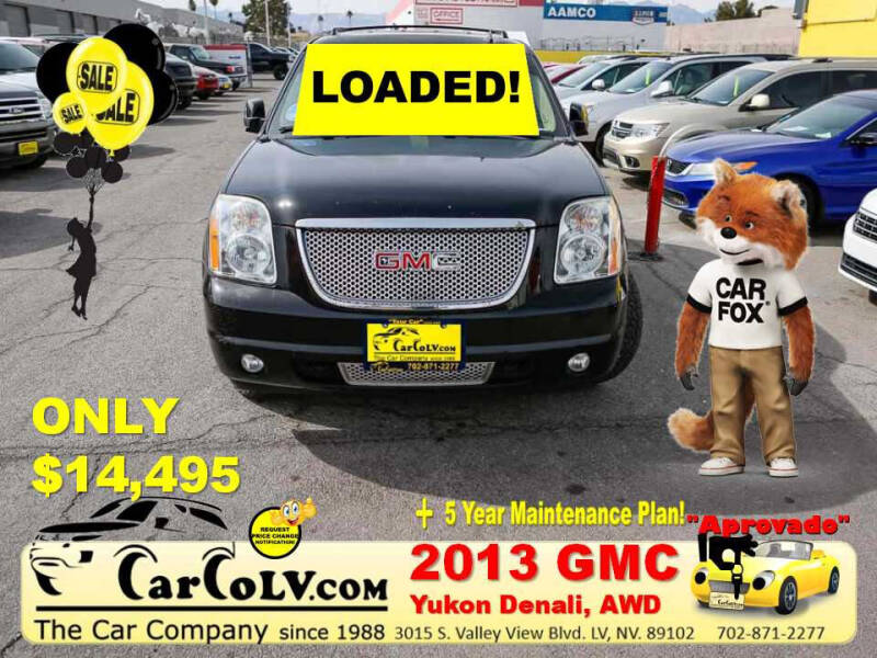 2013 GMC Yukon for sale at The Car Company in Las Vegas NV