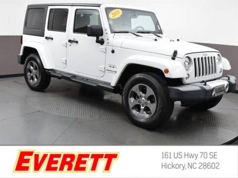 2018 Jeep Wrangler JK Unlimited for sale at Everett Chevrolet Buick GMC in Hickory NC