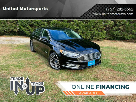 2018 Ford Fusion Hybrid for sale at United Motorsports in Virginia Beach VA